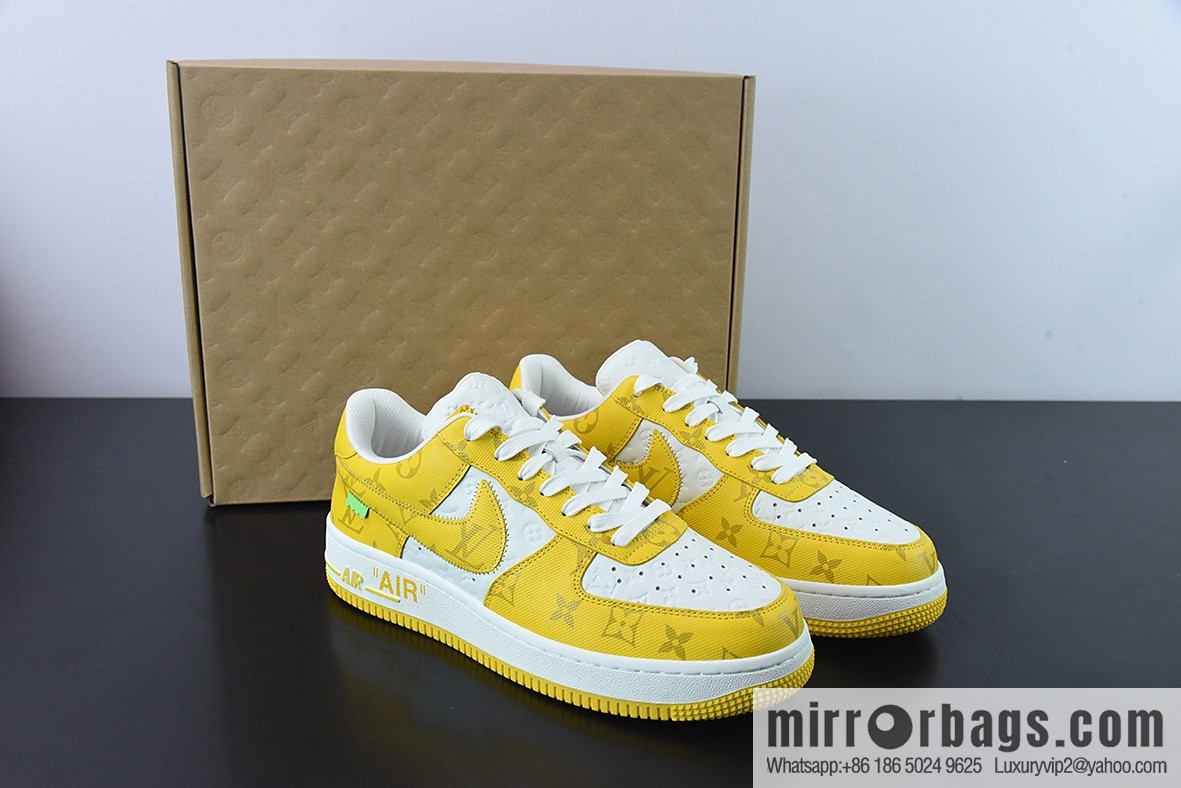 LVx Nk Air Force 1 Low Louis Vuitton Donkey LV Joint, Air Force One Low Top Sneakers