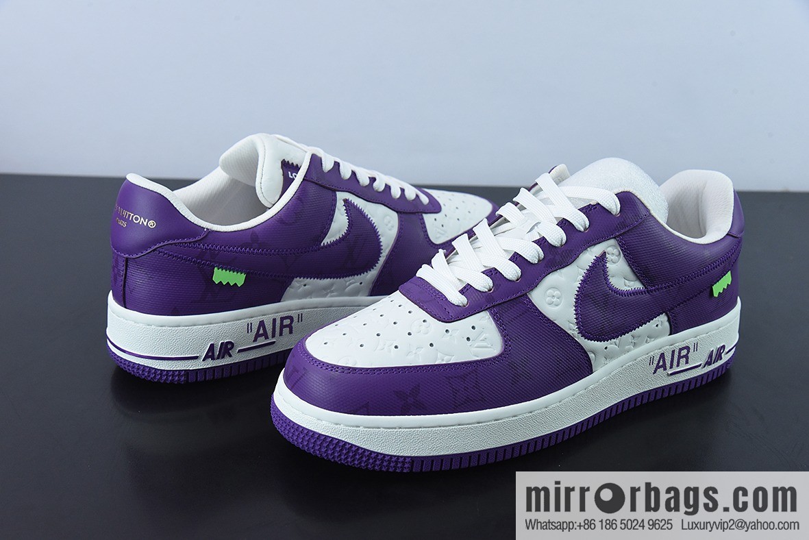 LVx Nk Air Force 1 Low Louis Vuitton Donkey LV Joint, Air Force One Low Top Sneakers