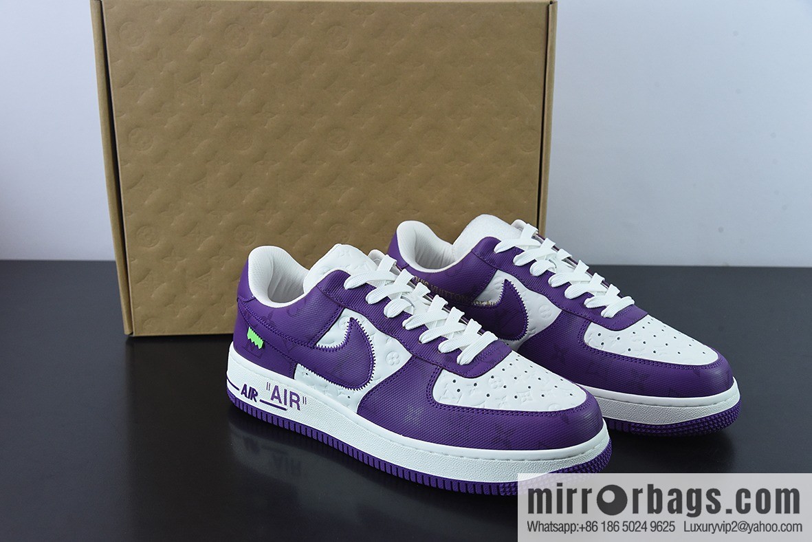 LVx Nk Air Force 1 Low Louis Vuitton Donkey LV Joint, Air Force One Low Top Sneakers
