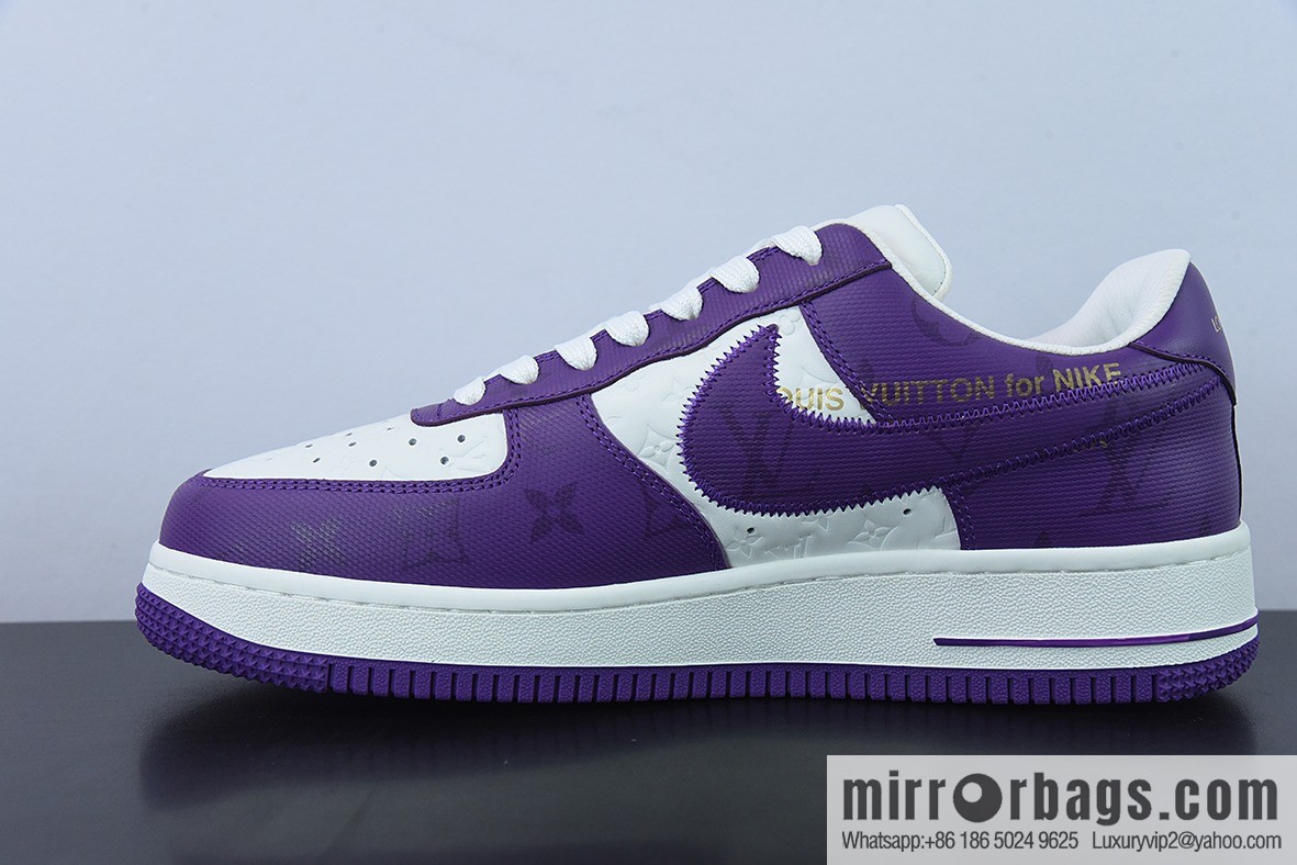 LVx Nk Air Force 1 Low Louis Vuitton Donkey LV Joint, Air Force One Low Top Sneakers