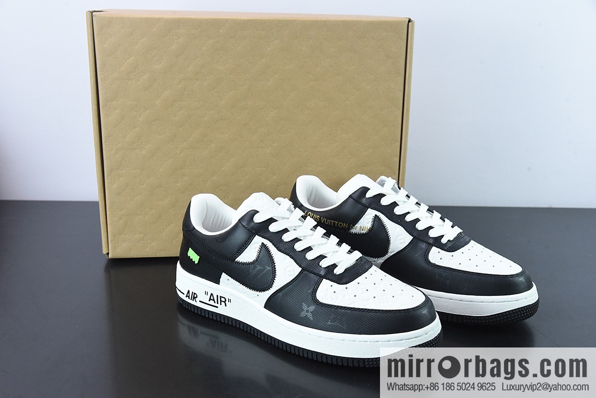 LVx Nk Air Force 1 Low Louis Vuitton Donkey LV Joint, Air Force One Low Top Sneakers