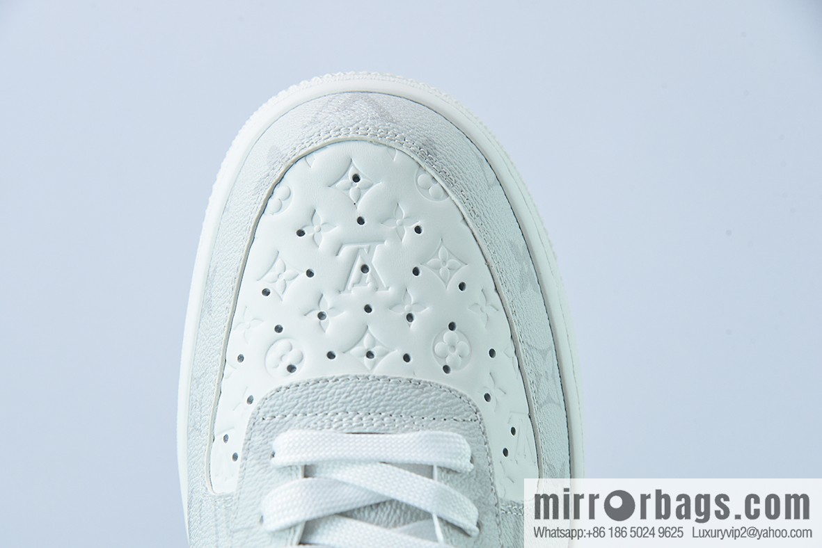 LVx Nk Air Force 1 Low Louis Vuitton donkey brand LV joint name, Air Force One low-top Unisex same sneakers