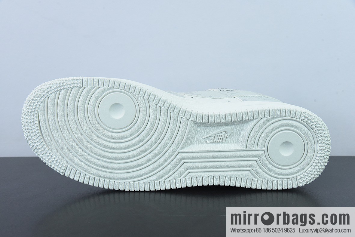 LVx Nk Air Force 1 Low Louis Vuitton donkey brand LV joint name, Air Force One low-top Unisex same sneakers
