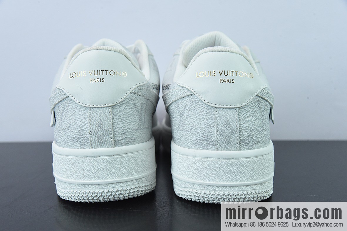 LVx Nk Air Force 1 Low Louis Vuitton donkey brand LV joint name, Air Force One low-top Unisex same sneakers