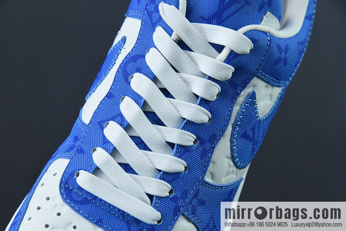 LVx Nk Air Force 1 Low Louis Vuitton donkey brand LV joint name, Air Force One low-top Unisex same sneakers