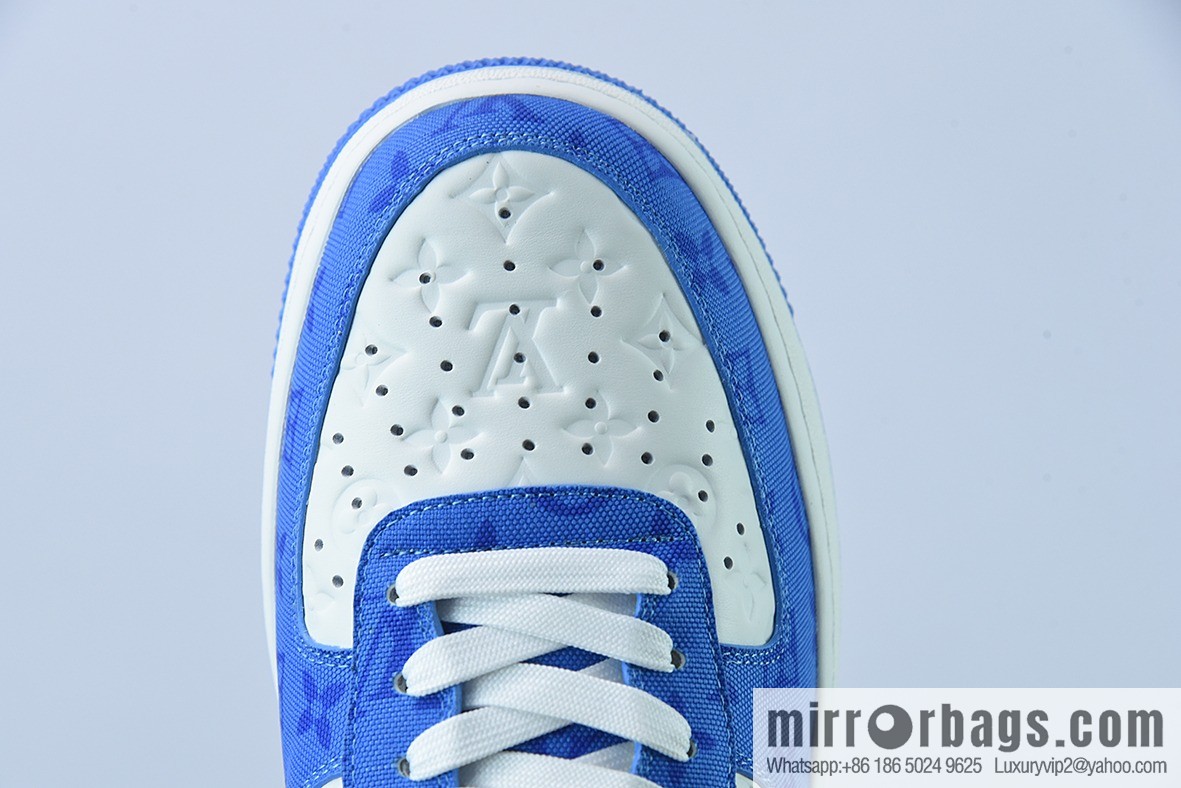 LVx Nk Air Force 1 Low Louis Vuitton donkey brand LV joint name, Air Force One low-top Unisex same sneakers