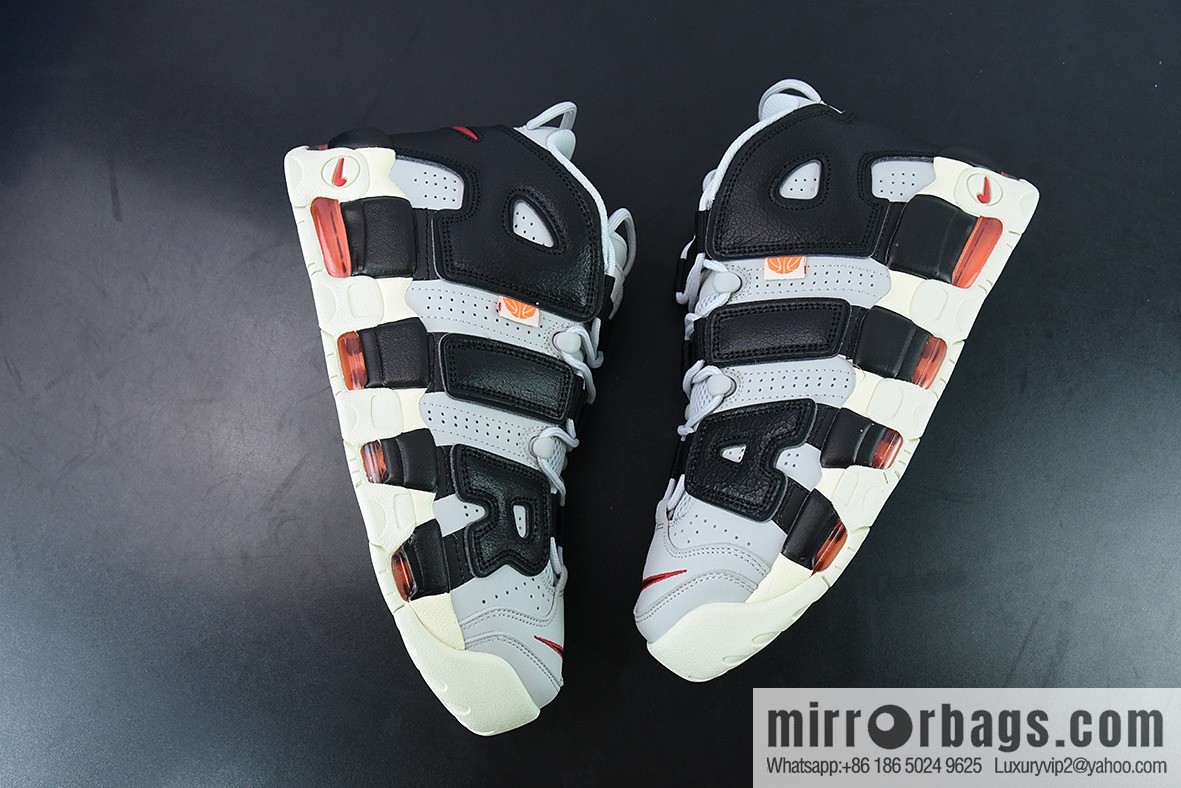Q01W4 Pure Original Air More Uptempo Vintage Gray Black Orange Unisex Official sneakers of the same style, item number: DX3360 001