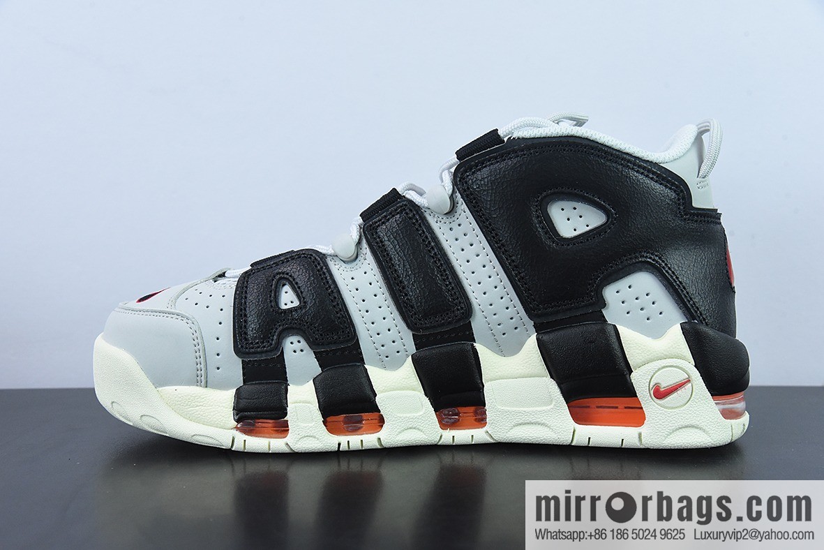 Q01W4 Pure Original Air More Uptempo Vintage Gray Black Orange Unisex Official sneakers of the same style, item number: DX3360 001