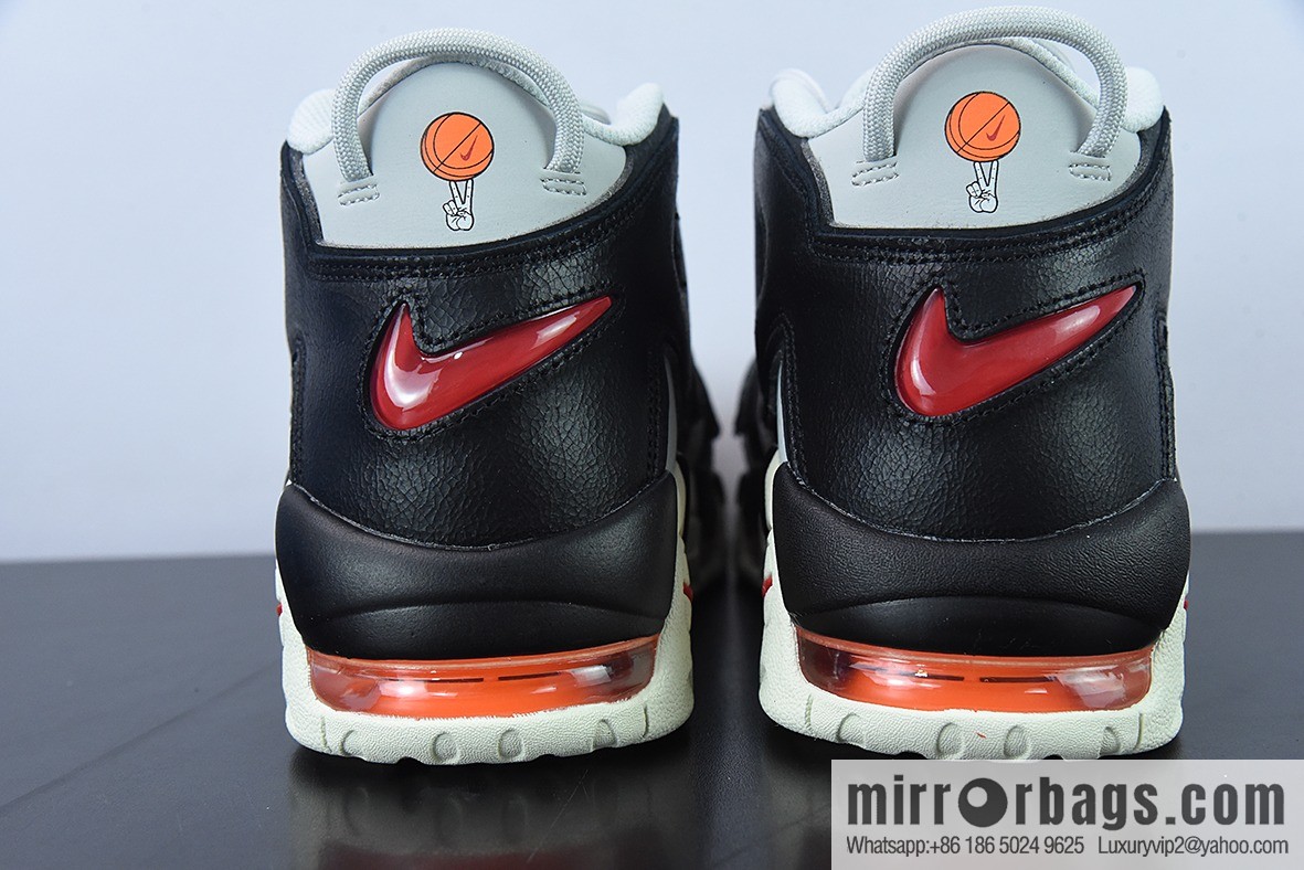 Q01W4 Pure Original Air More Uptempo Vintage Gray Black Orange Unisex Official sneakers of the same style, item number: DX3360 001