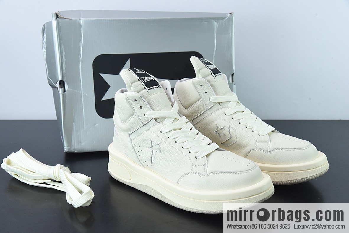 Rick Owens DRKSHDW x Converse Turbodrk Weapon Joint Non-slip durable high-top Vintage basketball shoes