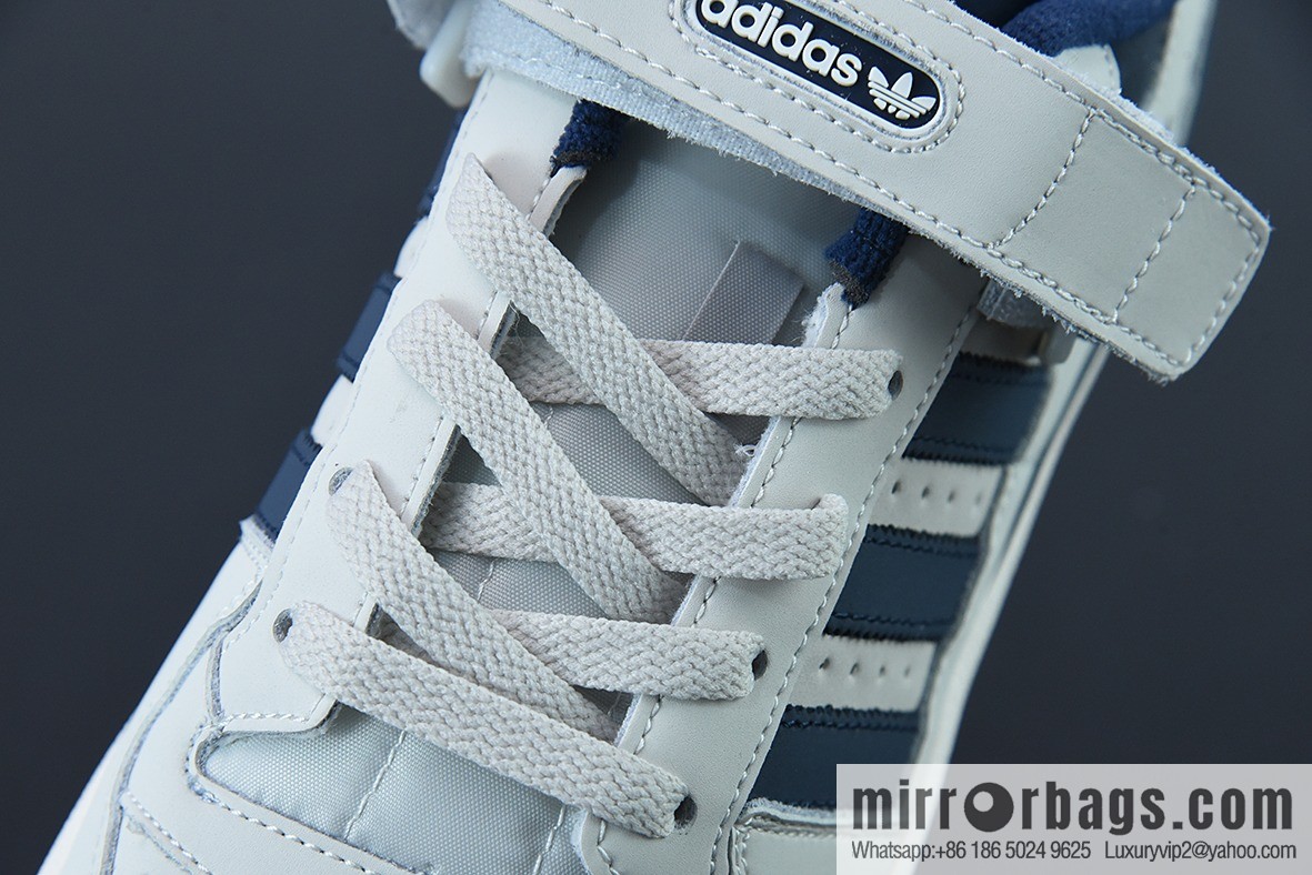 Adidas Clover Originals Forum 84 Low Roman series velcro low-top Vintage lace-up versatile casual sports board shoes GY6553