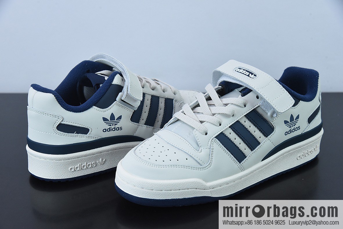 Adidas Clover Originals Forum 84 Low Roman series velcro low-top Vintage lace-up versatile casual sports board shoes GY6553