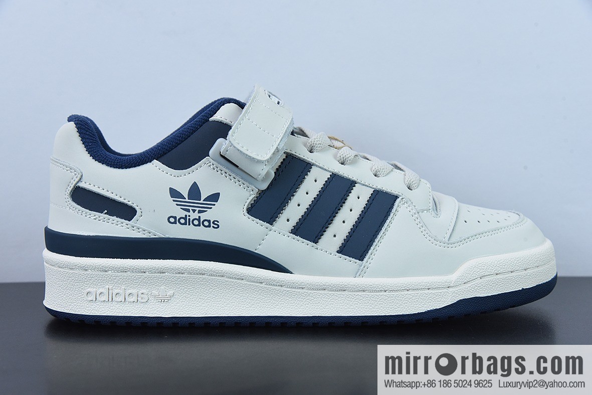 Adidas Clover Originals Forum 84 Low Roman series velcro low-top Vintage lace-up versatile casual sports board shoes GY6553