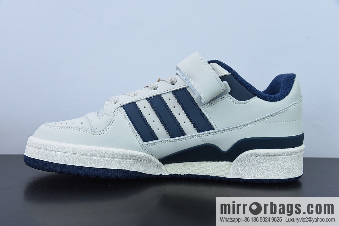 Adidas Clover Originals Forum 84 Low Roman series velcro low-top Vintage lace-up versatile casual sports board shoes GY6553