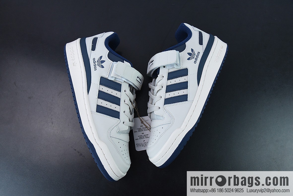 Adidas Clover Originals Forum 84 Low Roman series velcro low-top Vintage lace-up versatile casual sports board shoes GY6553
