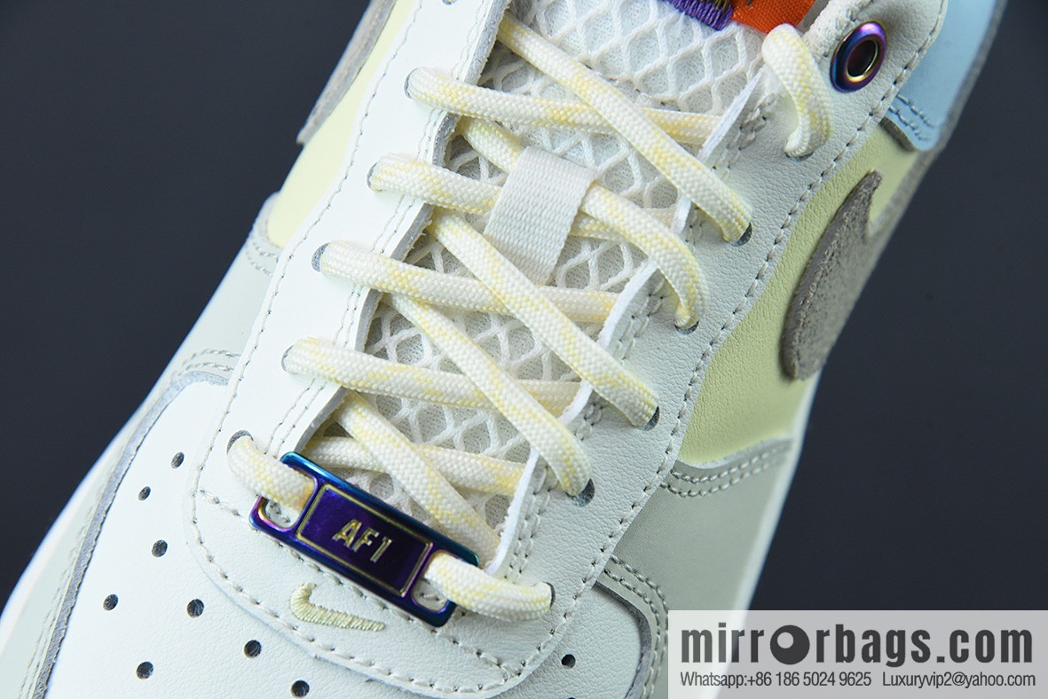 Nike Air Force 1 Low milk white blue red patchwork Air Force No. 1 low-top sports and leisure versatile board shoes, item number: DX6042-111