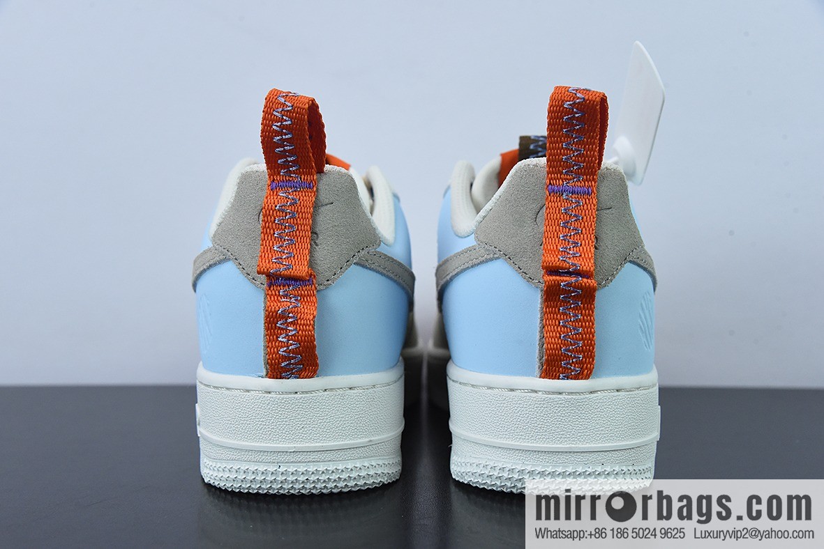 Nike Air Force 1 Low milk white blue red patchwork Air Force No. 1 low-top sports and leisure versatile board shoes, item number: DX6042-111