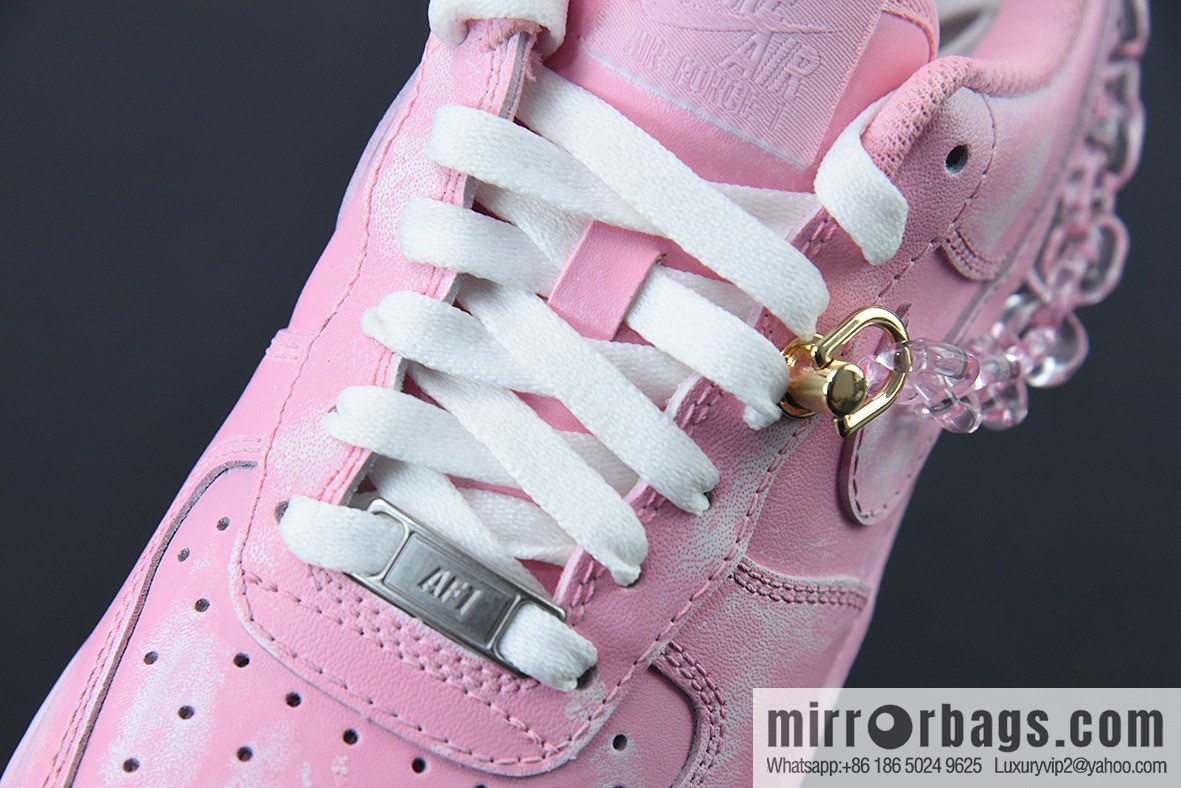 Nike Air Force 1 Low 07 pink crystal chain, Air Force One low-top casual shoes, official item number: DD8959 100
