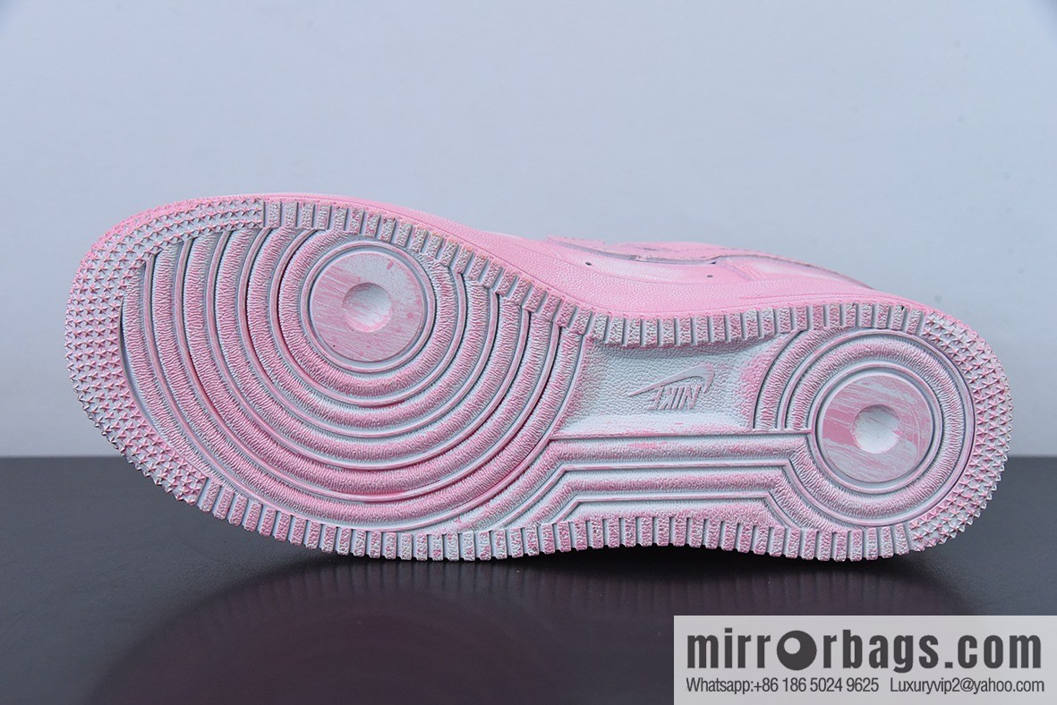 Nike Air Force 1 Low 07 pink crystal chain, Air Force One low-top casual shoes, official item number: DD8959 100