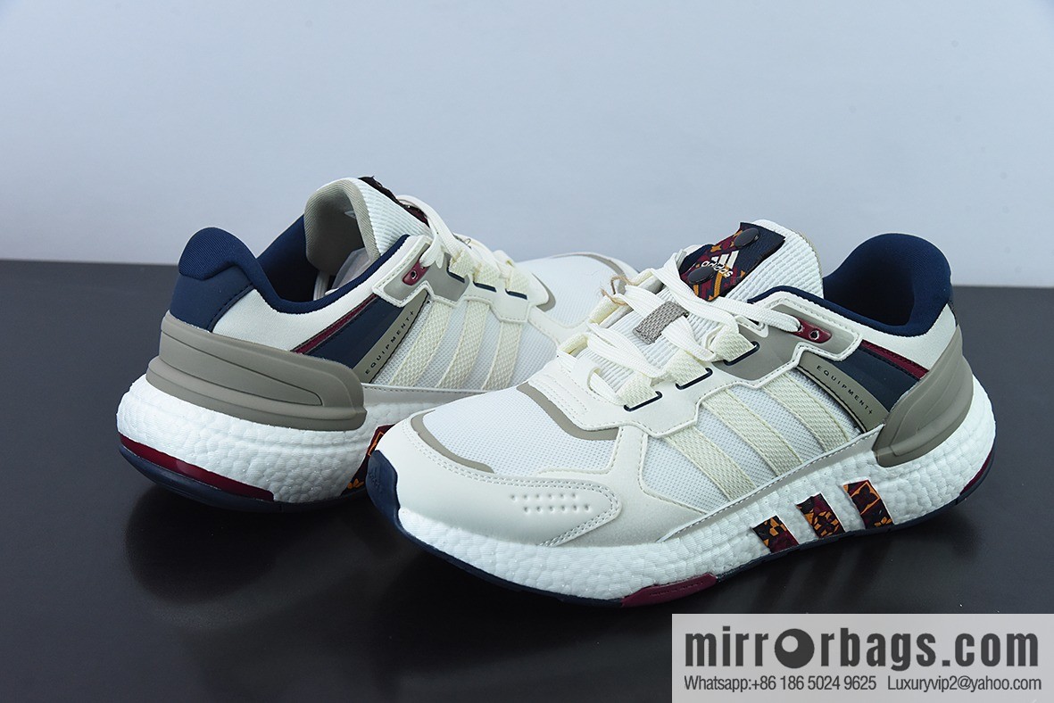AD Equipment + Comfortable and durable running shoes, white gray red, synchronized at the counter, the first real shot item number: GW4252