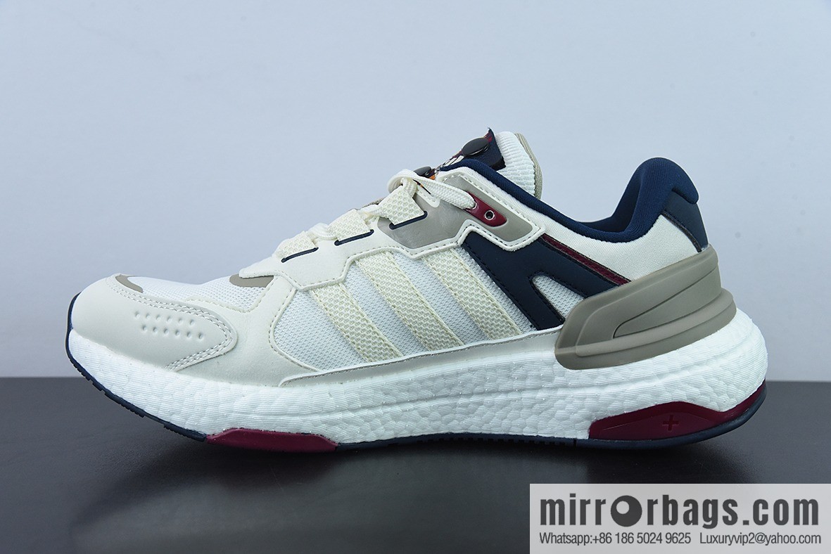 AD Equipment + Comfortable and durable running shoes, white gray red, synchronized at the counter, the first real shot item number: GW4252