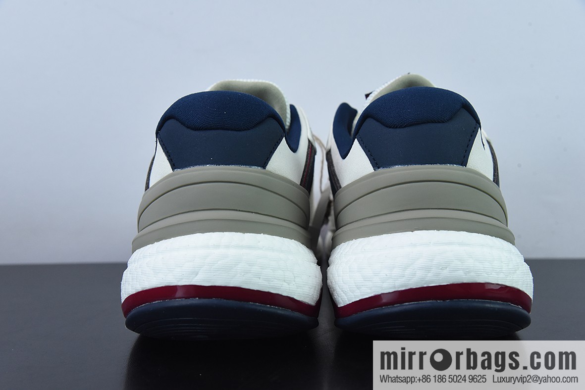 AD Equipment + Comfortable and durable running shoes, white gray red, synchronized at the counter, the first real shot item number: GW4252