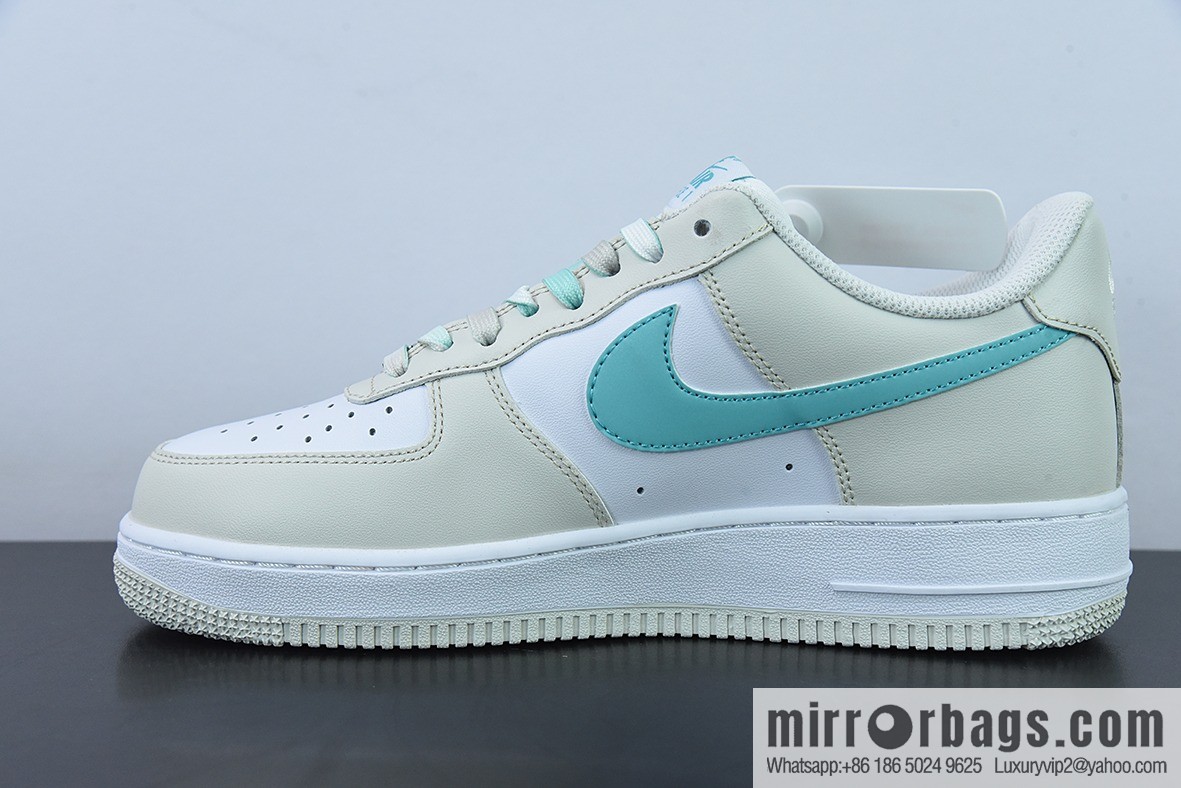 Air Force 1 '07 Low Milk White Green Air Force No. 1 Low Top Sports and Leisure Board Shoes, Item Number: LZ6699-555