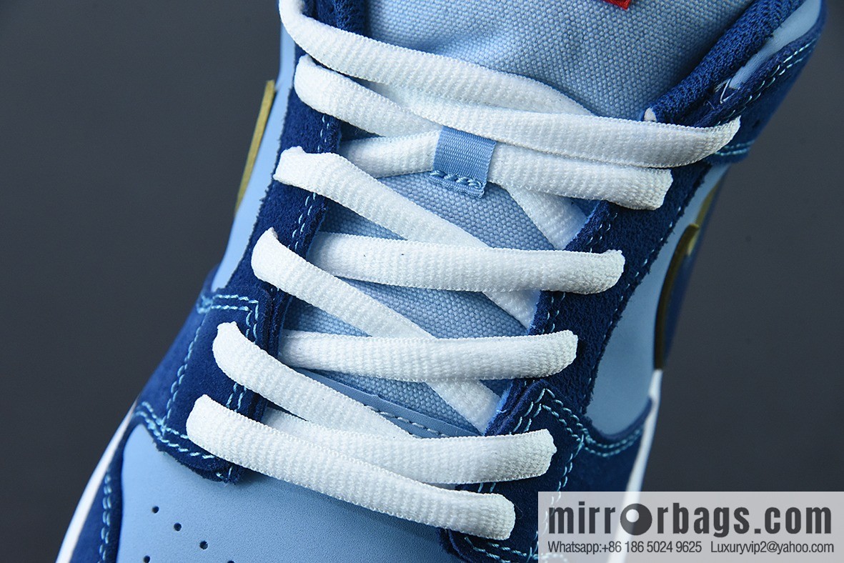 Why So Sad? x Nike SB Dunk Low Pro Blue Dove Low Top Casual Board Shoes, Part Number: dx5549-400