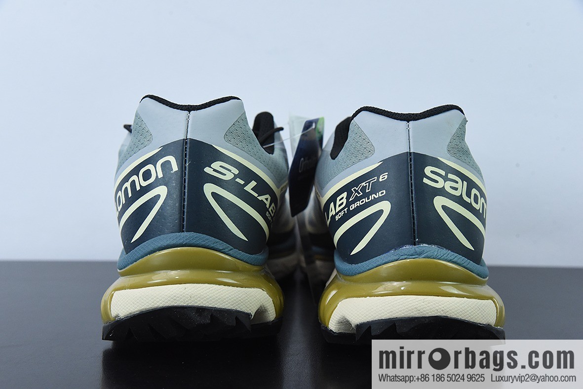 Salomon Salomon XT-6 Mist Blue Vintage Functional Trend Casual Running Shoes 414551