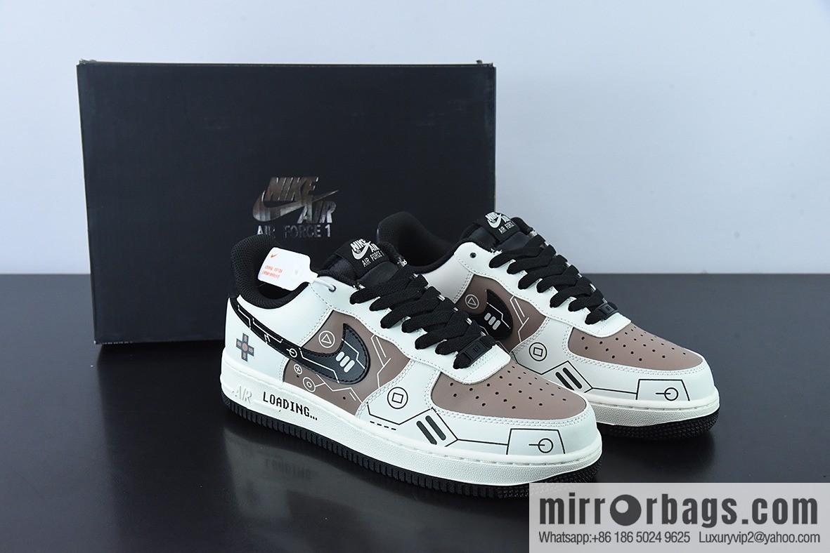Nk Air Force 1 Low 07 black coffee, game limited, Air Force One low-top board shoes Official item number: CW2288 222