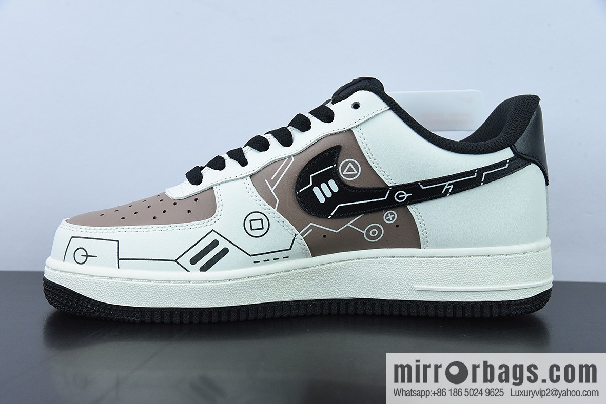 Nk Air Force 1 Low 07 black coffee, game limited, Air Force One low-top board shoes Official item number: CW2288 222