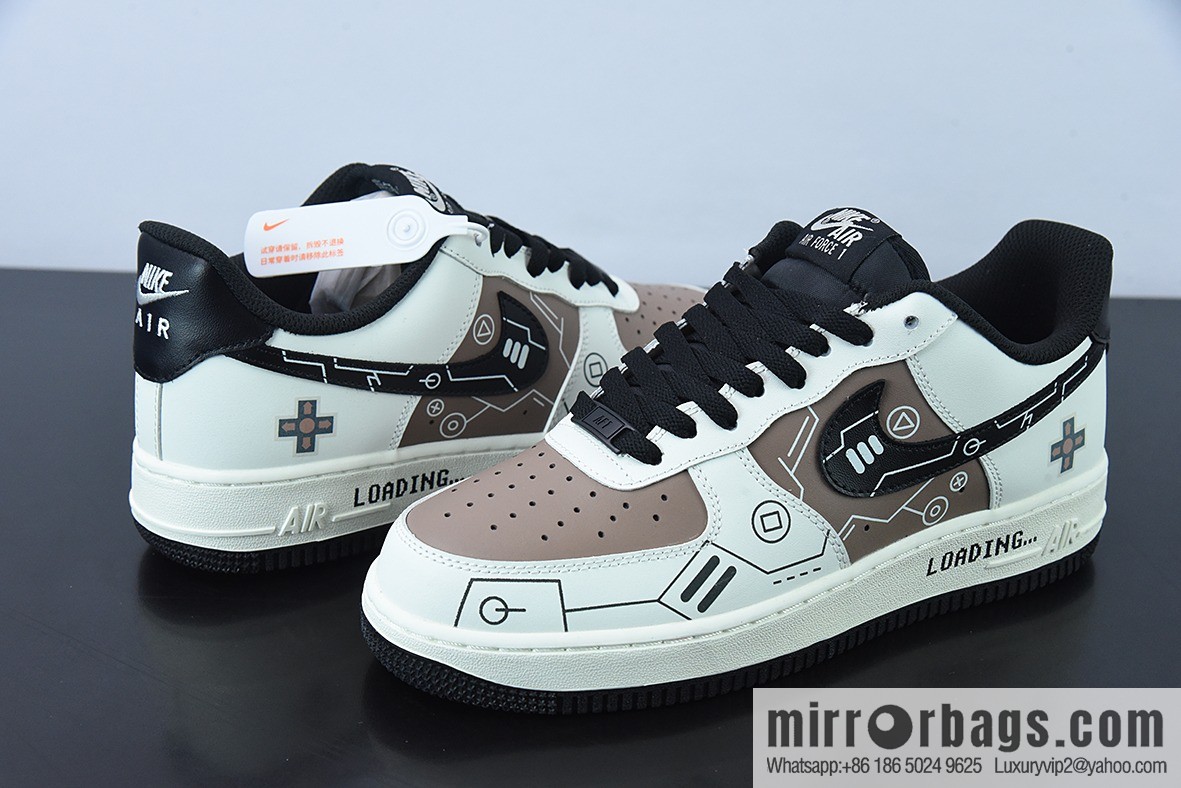 Nk Air Force 1 Low 07 black coffee, game limited, Air Force One low-top board shoes Official item number: CW2288 222
