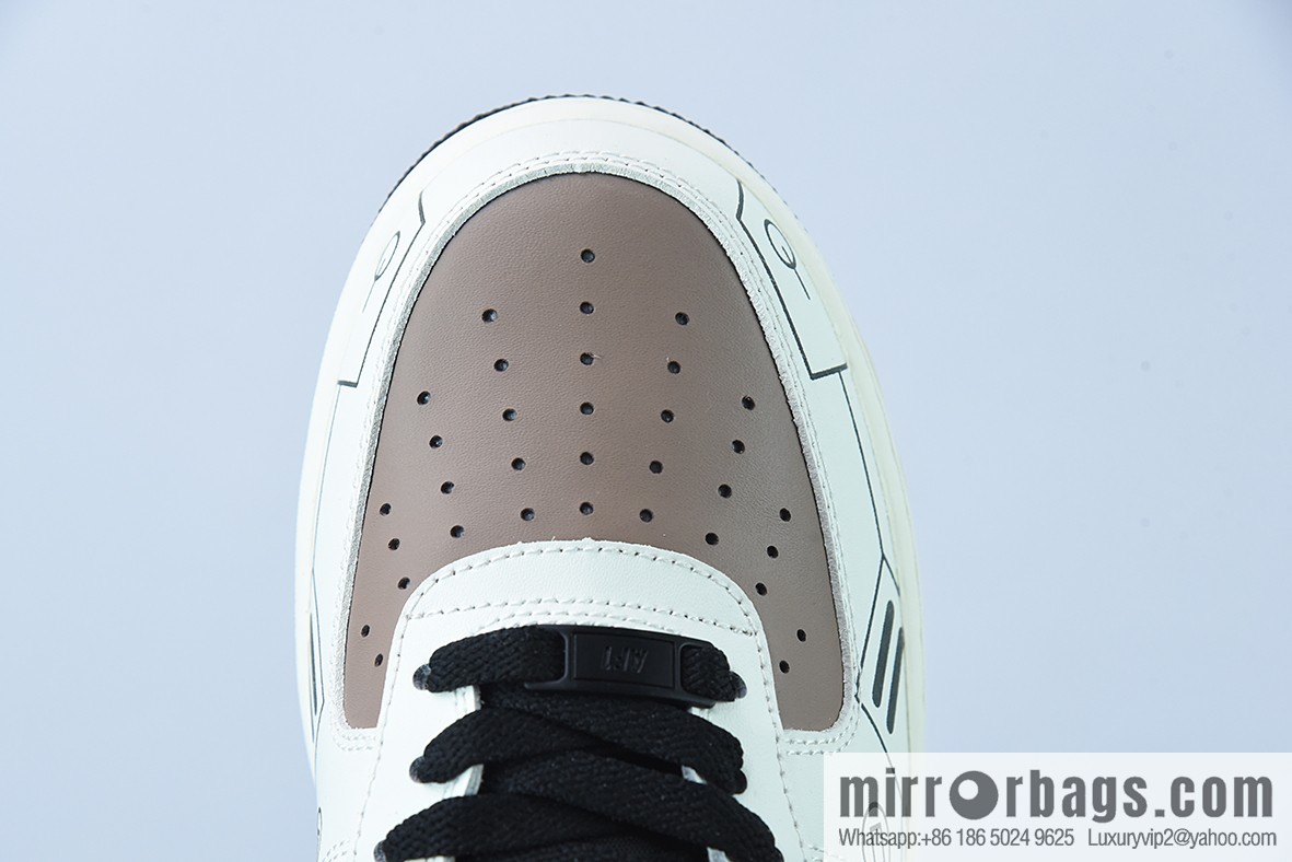 Nk Air Force 1 Low 07 black coffee, game limited, Air Force One low-top board shoes Official item number: CW2288 222