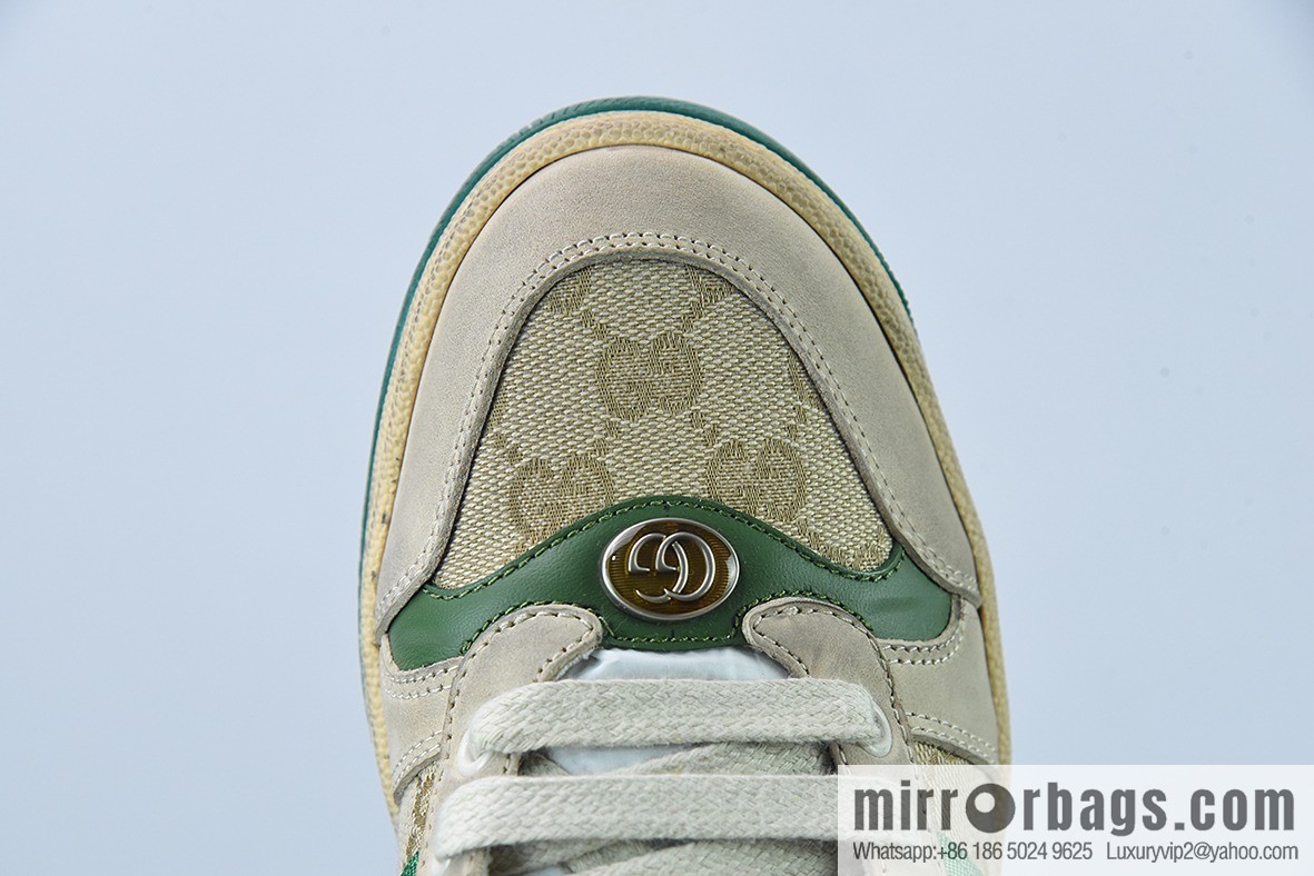 Gucci Gucci Screener GG Enamel Vintage Old Small Dirty Board Shoes