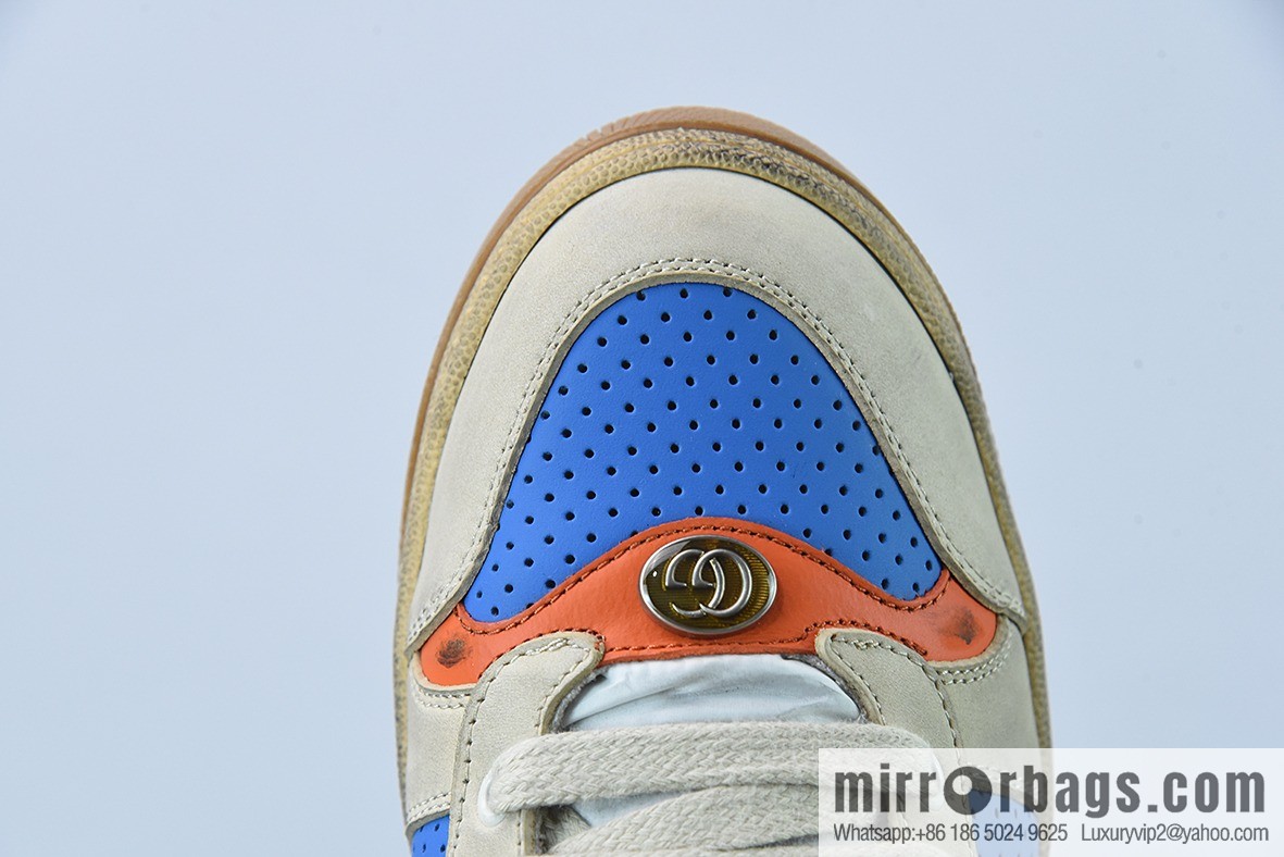 Gucci Gucci Screener GG Enamel Vintage Old Small Dirty Board Shoes