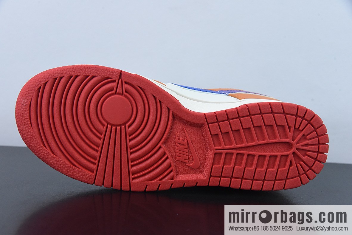 NK Dunk Low white orange blue, low-top sports and leisure shoes, item number: DH9765-101