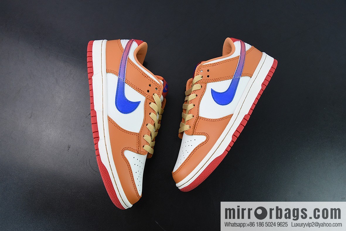 NK Dunk Low white orange blue, low-top sports and leisure shoes, item number: DH9765-101