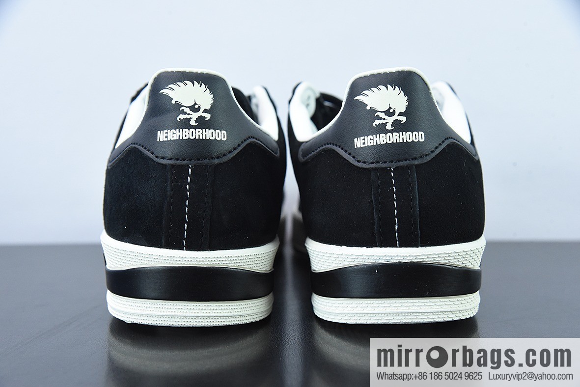 NEIGHBORHOOD x INVINCIBLE x AD Originals Campus Tripartite Joint Academy Series Classic Vintage Low Top Versatile Casual Sports Board Shoes GW8852