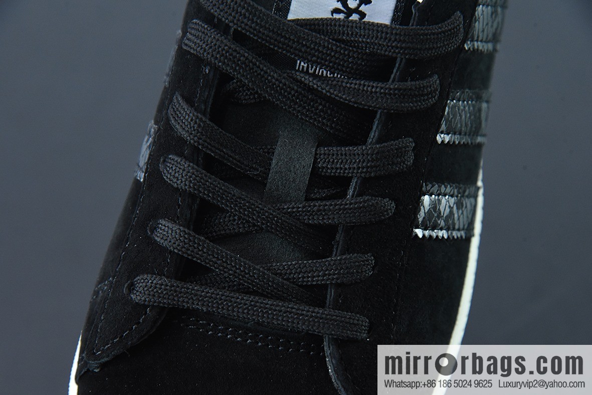 NEIGHBORHOOD x INVINCIBLE x AD Originals Campus Tripartite Joint Academy Series Classic Vintage Low Top Versatile Casual Sports Board Shoes GW8852