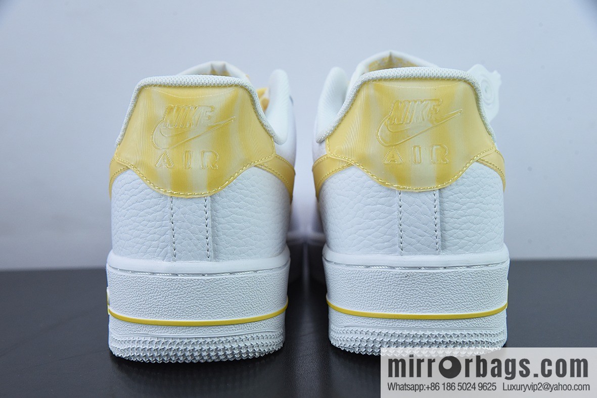 Nk Air Force 1 '07 Low White and Yellow, Classic Versatile Low Help Air Force One, Item Number DV3505-101