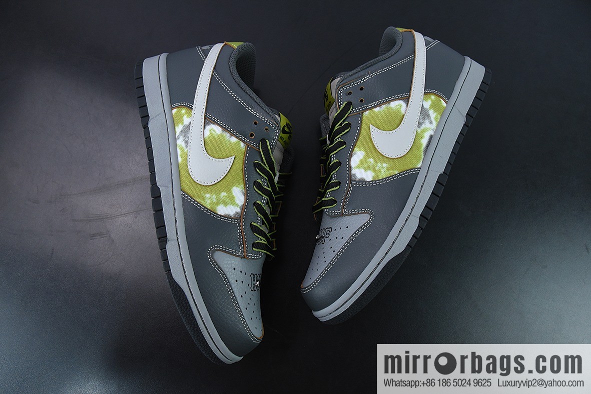 HUF x Nk SB Dunk Low NYC joint model, gray-green SB low-top sports and leisure shoes, item number: FD8775-002