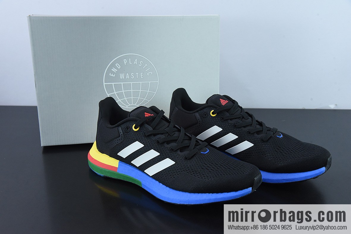 Adidas Pureboost 21 PB21 generation, popcorn outsole, sports and leisure running shoes, official item number: GY5103