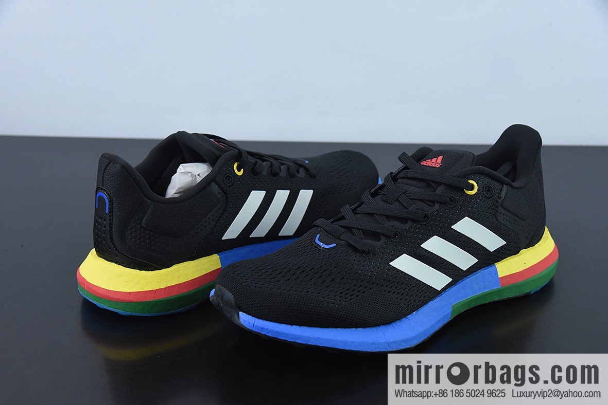 Adidas Pureboost 21 PB21 generation, popcorn outsole, sports and leisure running shoes, official item number: GY5103