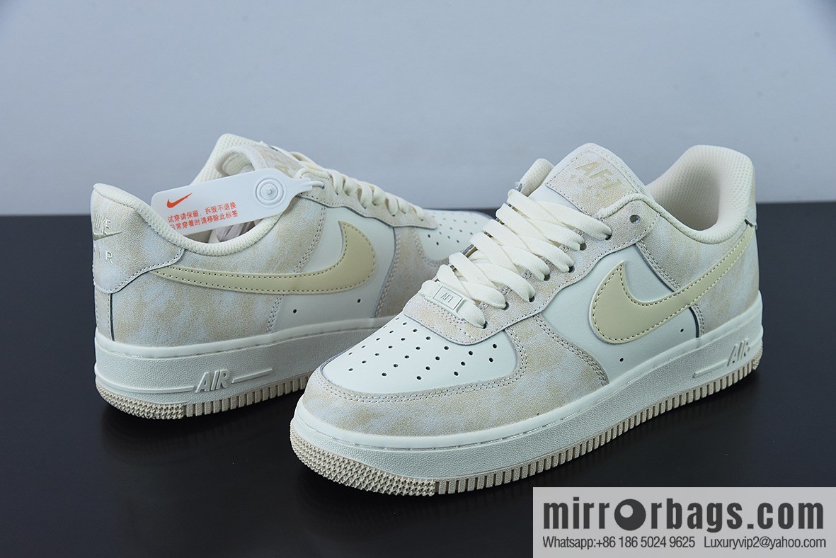 Nk Air Force 1 Low '07 rock apricot, Air Force One low-top casual sneakers, item number: KP6936-669