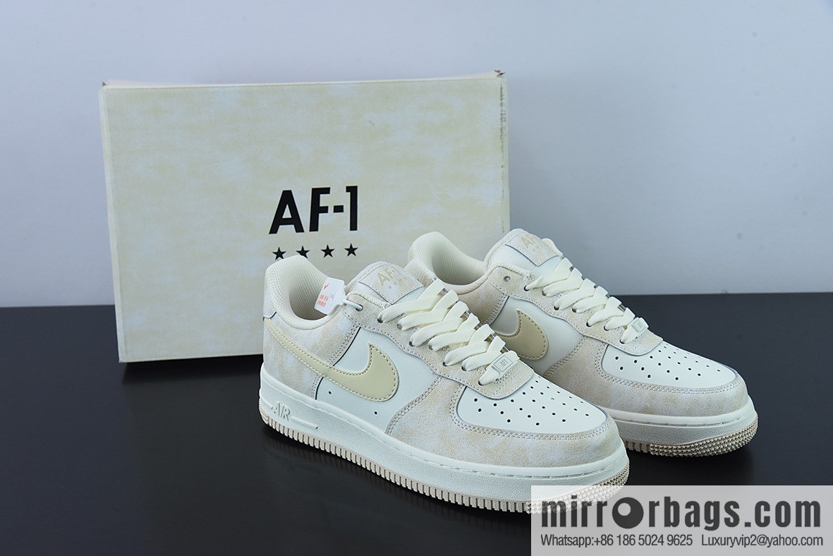 Nk Air Force 1 Low '07 rock apricot, Air Force One low-top casual sneakers, item number: KP6936-669