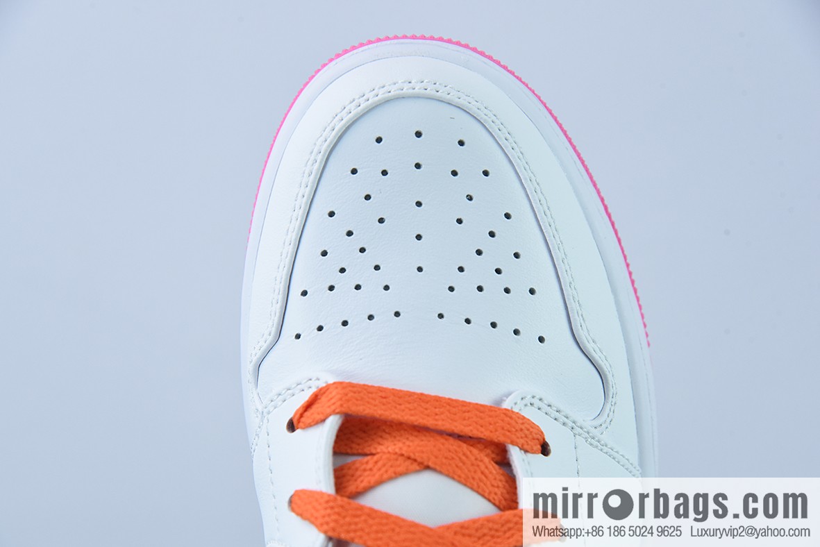 Air Jordan 1 Low AJ1 Joe 1 white pink low top basketball shoe, item number DR9498-168