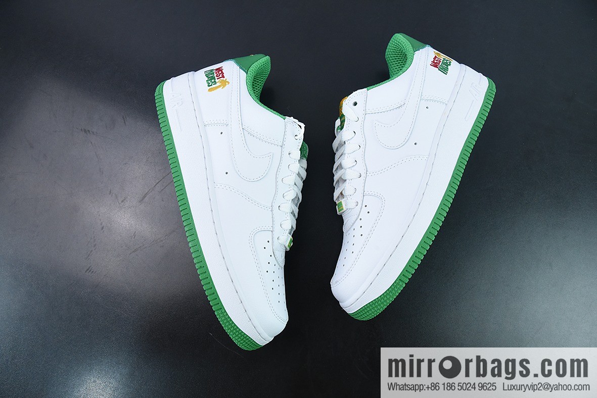Nike Air Force 1 Low 07 Brooklyn Islands White Blue Raw Last Raw Cardboard SKU: DX1156 100