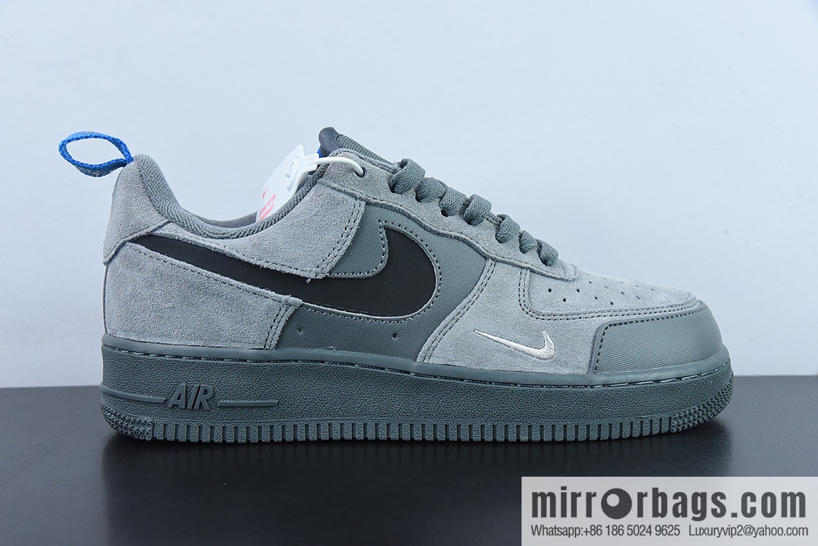 NK Air Force 1 Air Force One sports shoes, turning dark gray blue black double hook official item number: DO6709-002