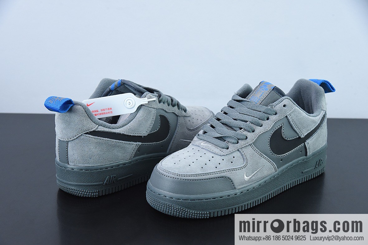 NK Air Force 1 Air Force One sports shoes, turning dark gray blue black double hook official item number: DO6709-002