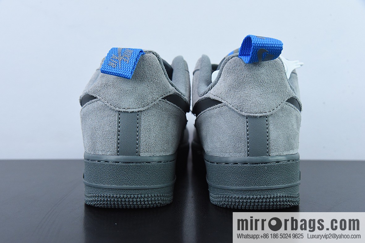 NK Air Force 1 Air Force One sports shoes, turning dark gray blue black double hook official item number: DO6709-002